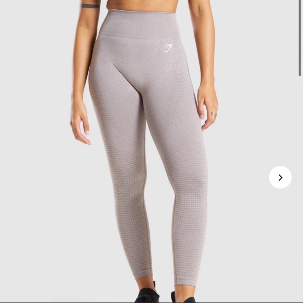 Gymshark Vital Seamless - Taupe Marl, Size Small